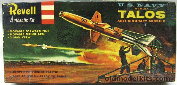 Revell 1/40 Bendix Talos US Navy Missile SAM-N-6  RIM-8 - 'S' Issue, H1808-79 plastic model kit